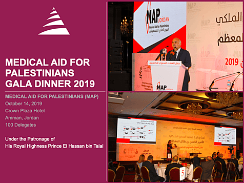 Medical Aid for Palestinians Gala Dinner 2019